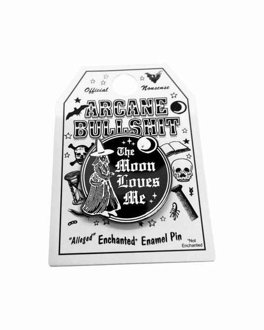 The Moon Loves You Enamel Pin