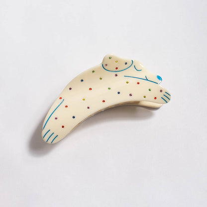 Rainbow Puppy Hair Claw