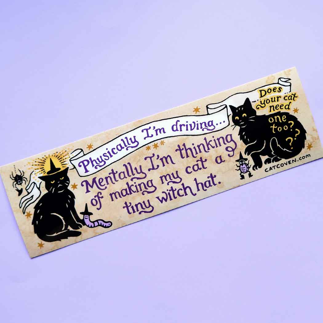 Cat Coven Bumper Stickers