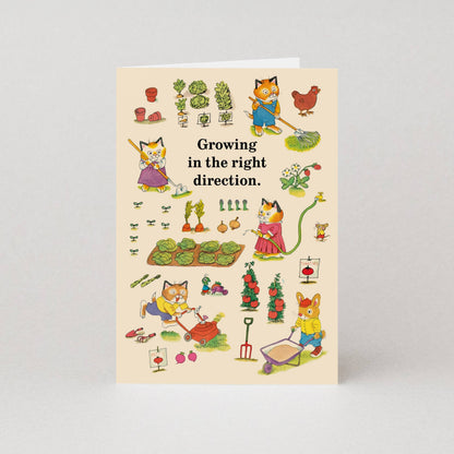 Growing In The Right Direction Richard Scarry Card