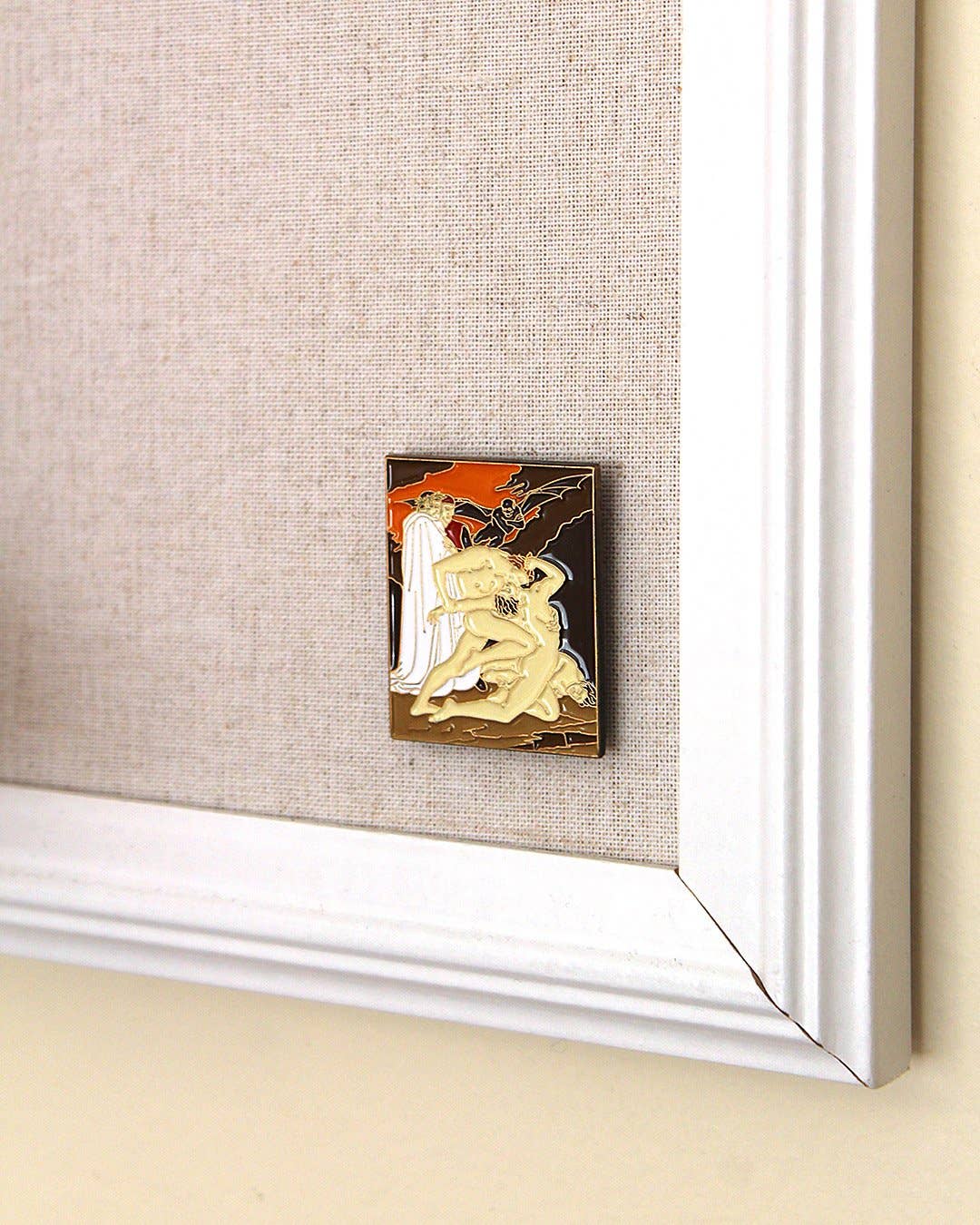 Dante and Virgil in Hell • Enamel Pin