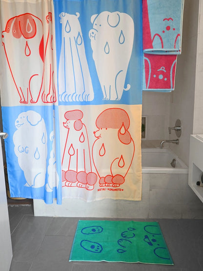 Wet Dogs Shower Curtain