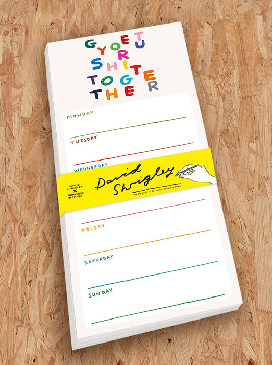 David Shrigley Get Your Shit Together Planner