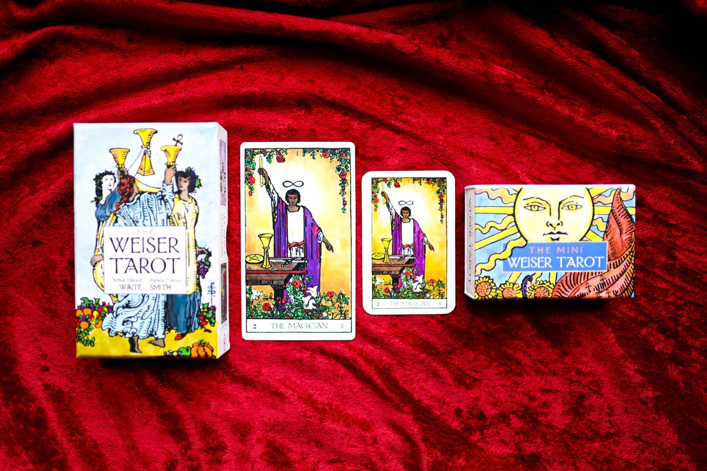 Mini Weiser Tarot: Flashcards / English
