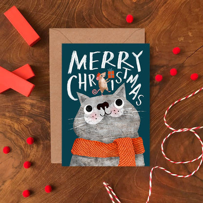 Christmas Animals - Box of 6 Assorted Cards