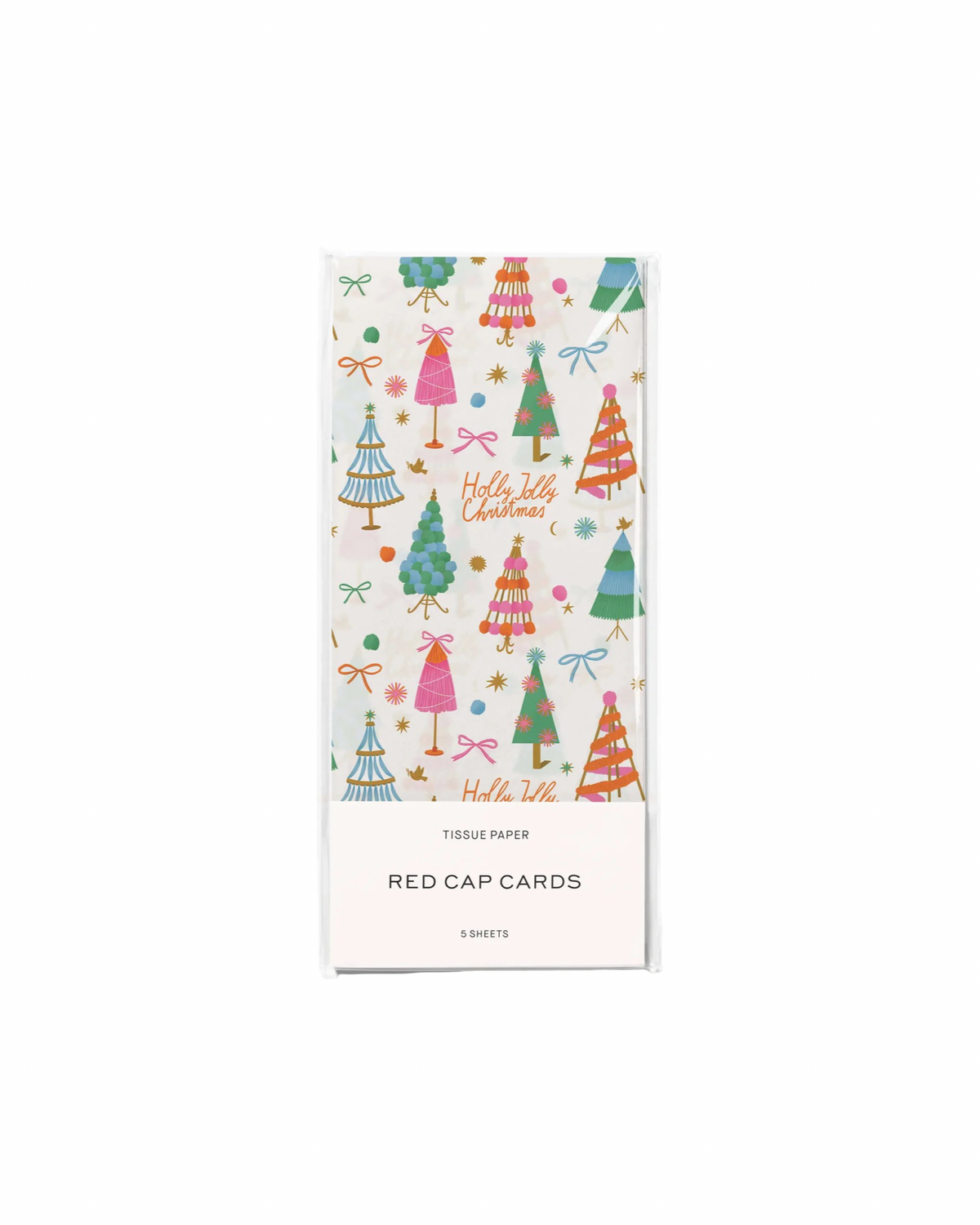 Holly Jolly Trees Tissue Paper