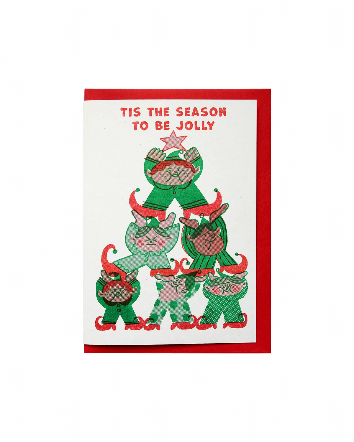 Tis The Season Riso Christmas Card