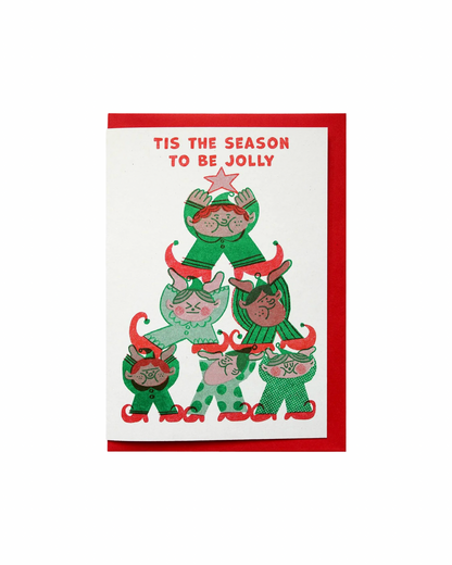 Tis The Season Riso Christmas Card