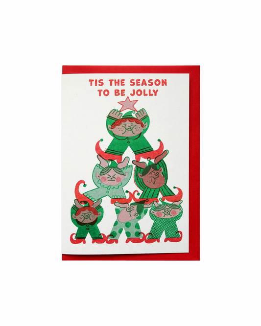 Tis The Season Riso Christmas Card