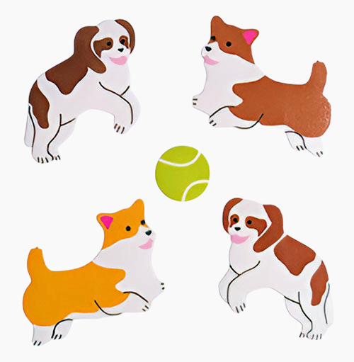 Fetch Dog Sticker Sheet