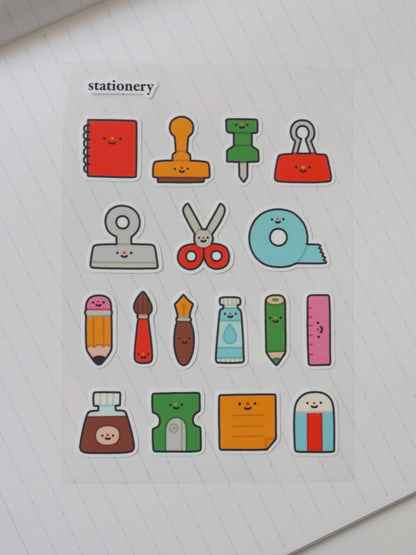 Stationery Sticker Sheet