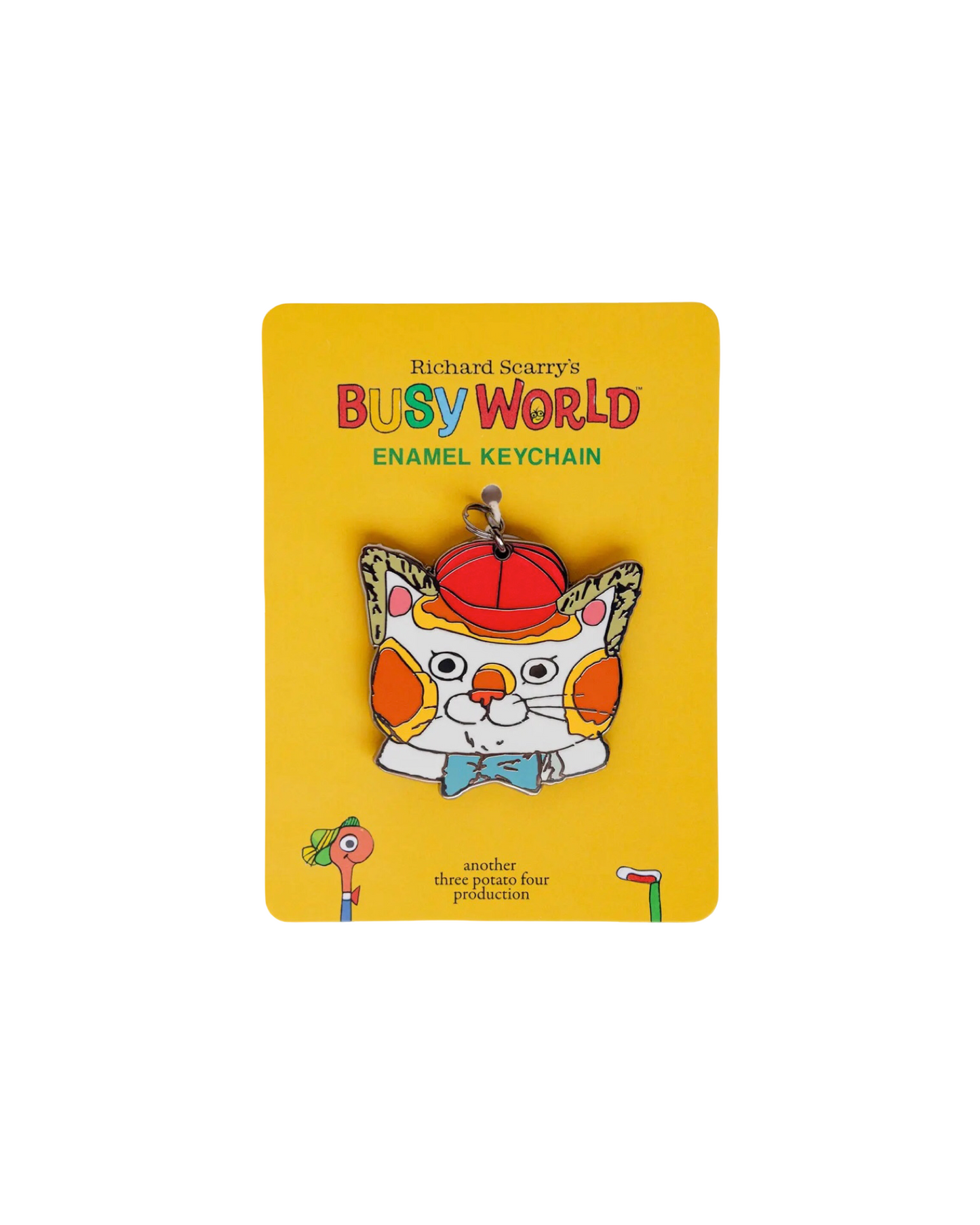 Richard Scarry Huck Cat Enamel Keychain