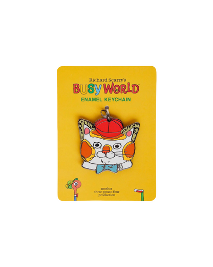 Richard Scarry Huck Cat Enamel Keychain