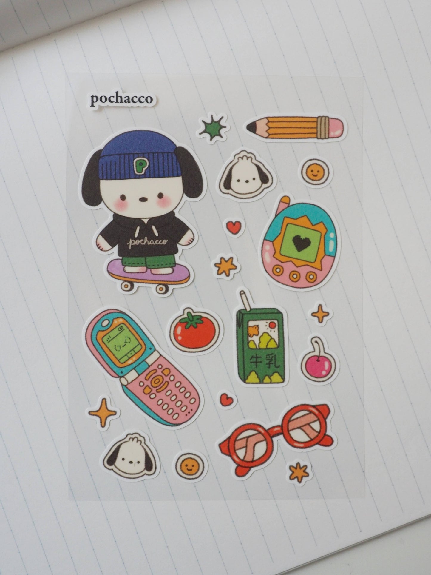 Pochacco Sticker Sheet