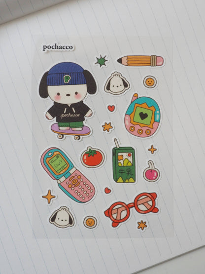 Pochacco Sticker Sheet