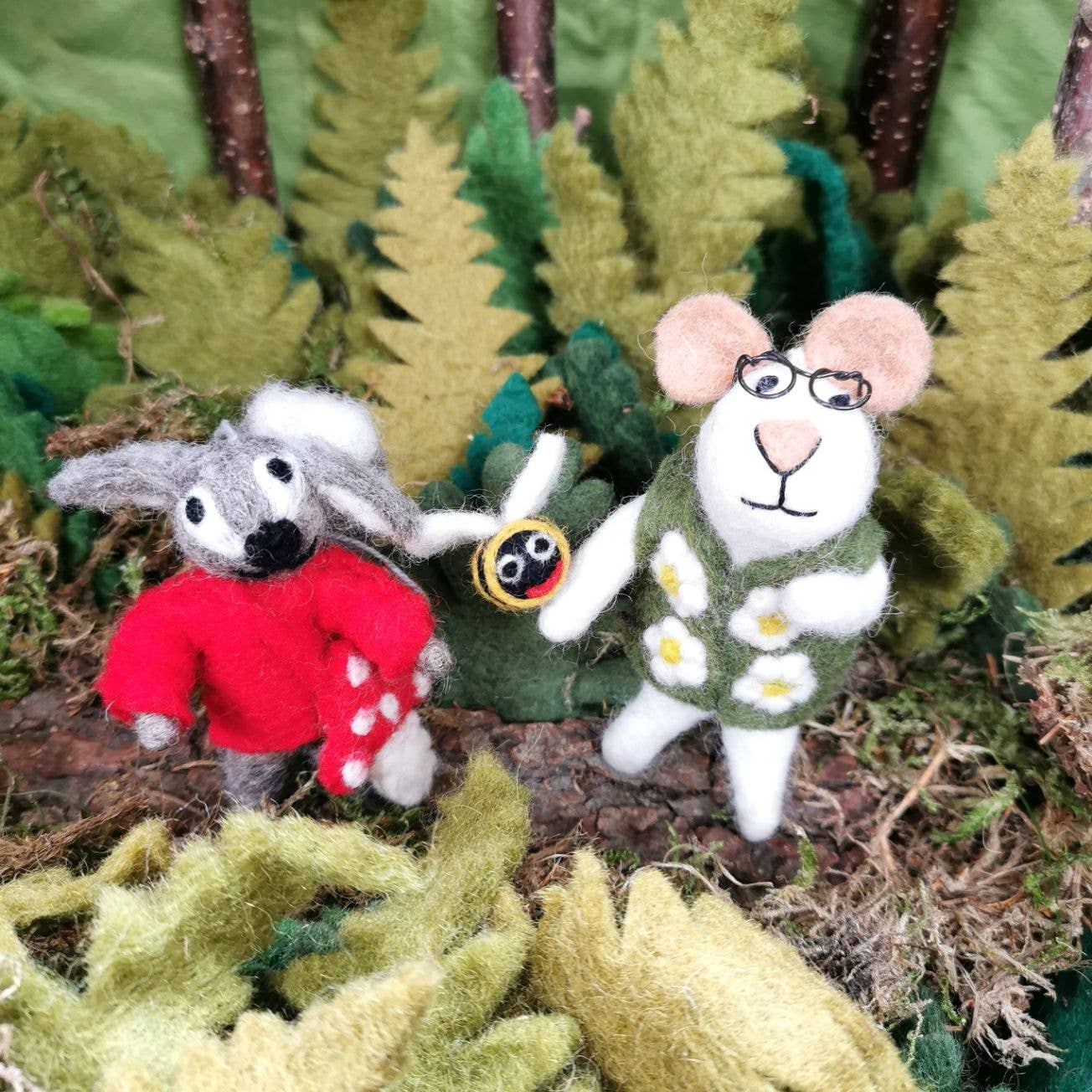 Isaac the Mouse Felt Decoration