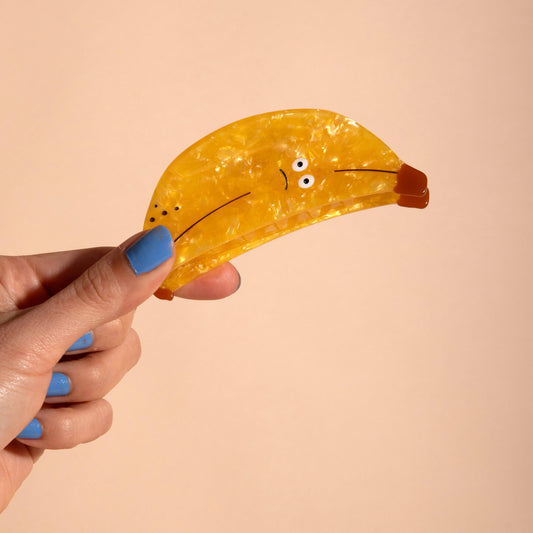 Sad Banana Hair Claw