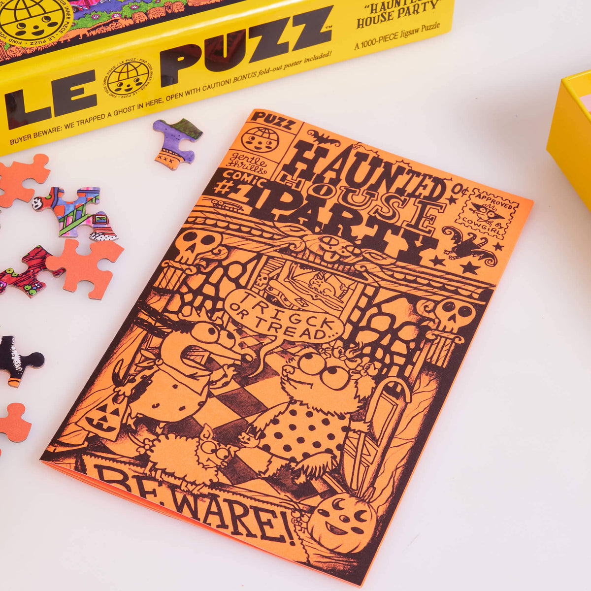 Le Puzz Haunted House Party Jigsaw & Zine **coming soon
