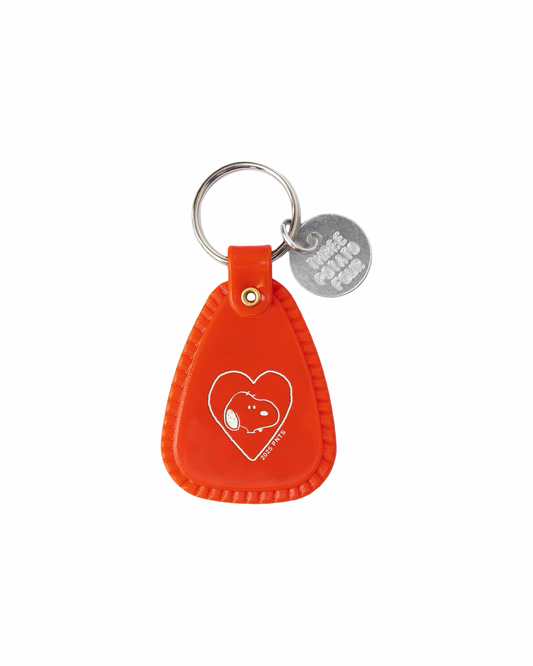 Snoopy Heart Saddle Keychain