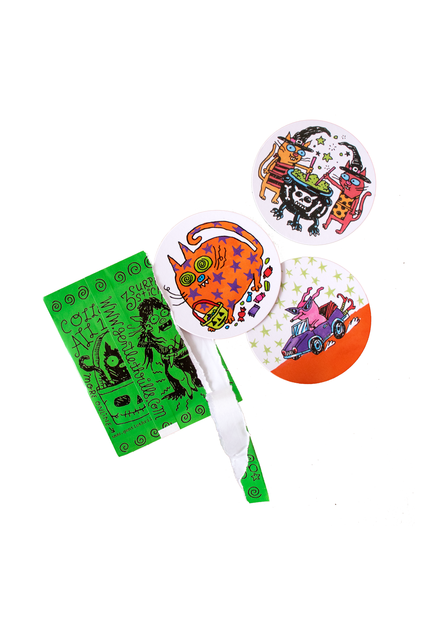 Gentle Thrills Mystery Halloween Sticker Pack