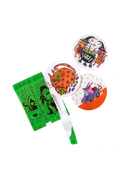 Gentle Thrills Mystery Halloween Sticker Pack
