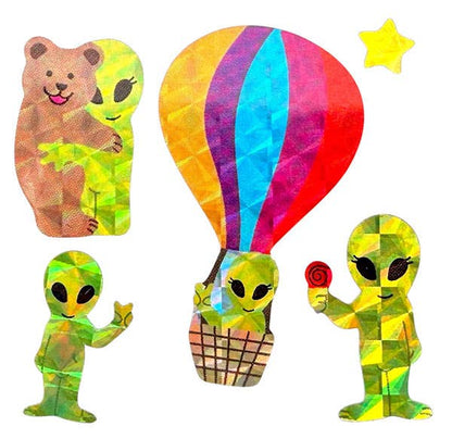 We Come in Peace Alien Sticker Sheet