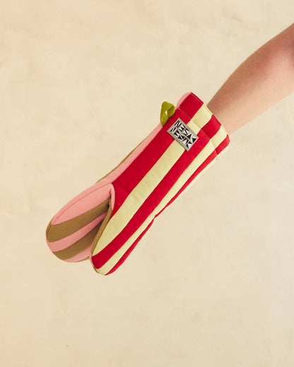 Ladybug Quilted Oven Mitt