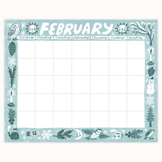 Phoebe Wahl Giant Sheet Calendar