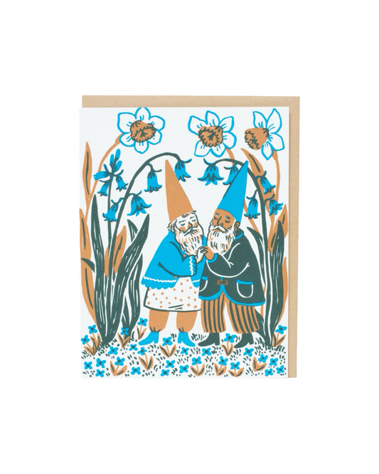 Hugging Gnomes Card