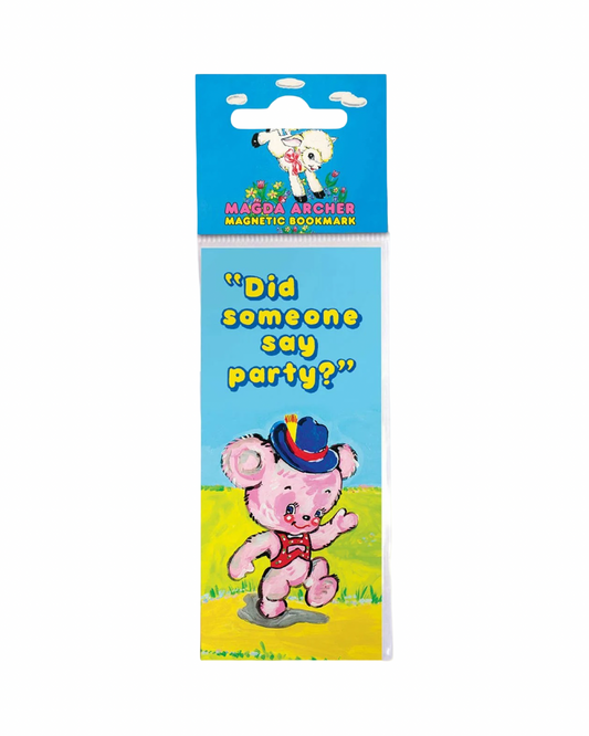 Did Someone Say Party? Magnetic Bookmark