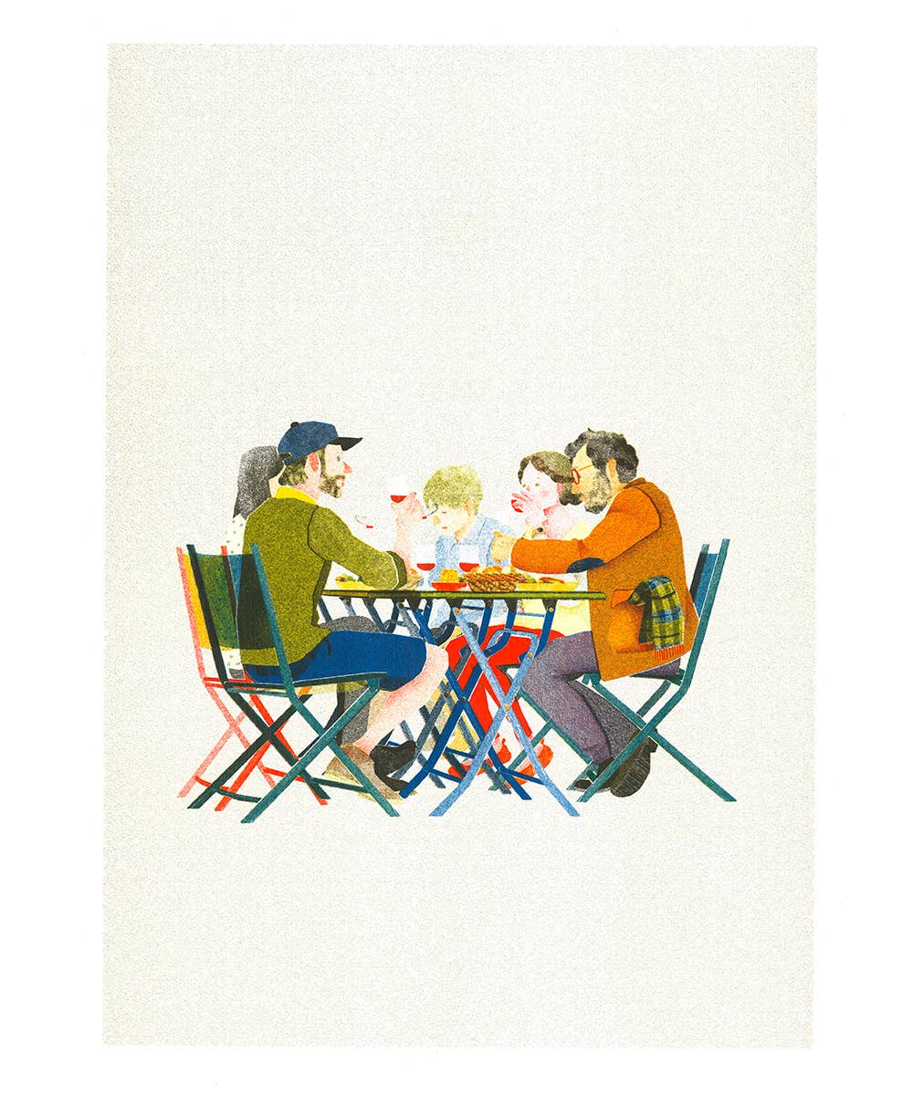 On The Terraces - HifuMiyo A3 Print
