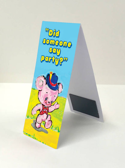 Did Someone Say Party? Magnetic Bookmark