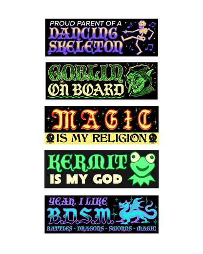 Wizard of Barge Bumper Stickers