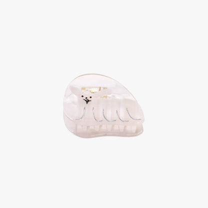 Mini White Dog Hair Claw