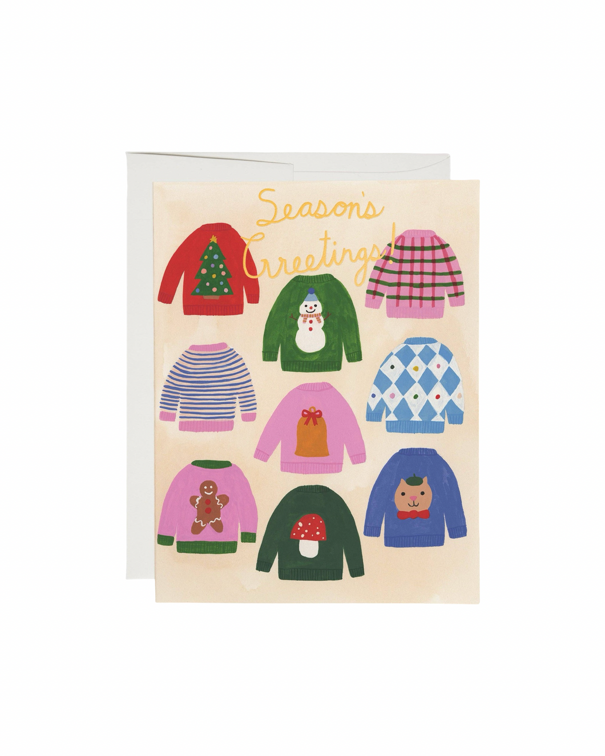 Seasonal Sweaters Christmas Card