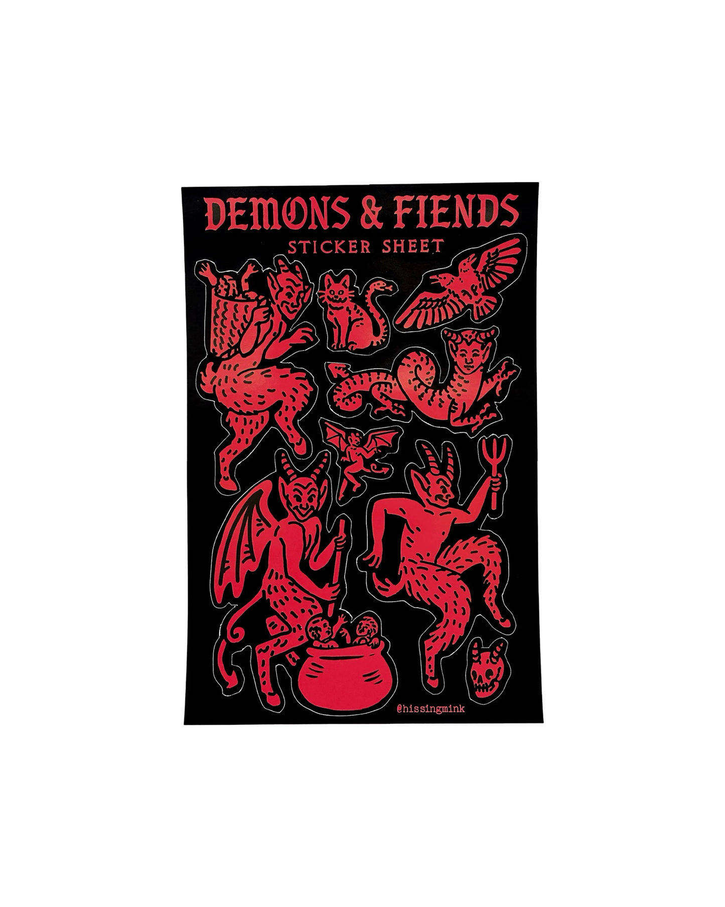 Demons Sticker Sheet