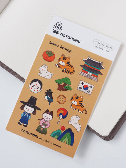 Korean Heritage Sticker Sheet