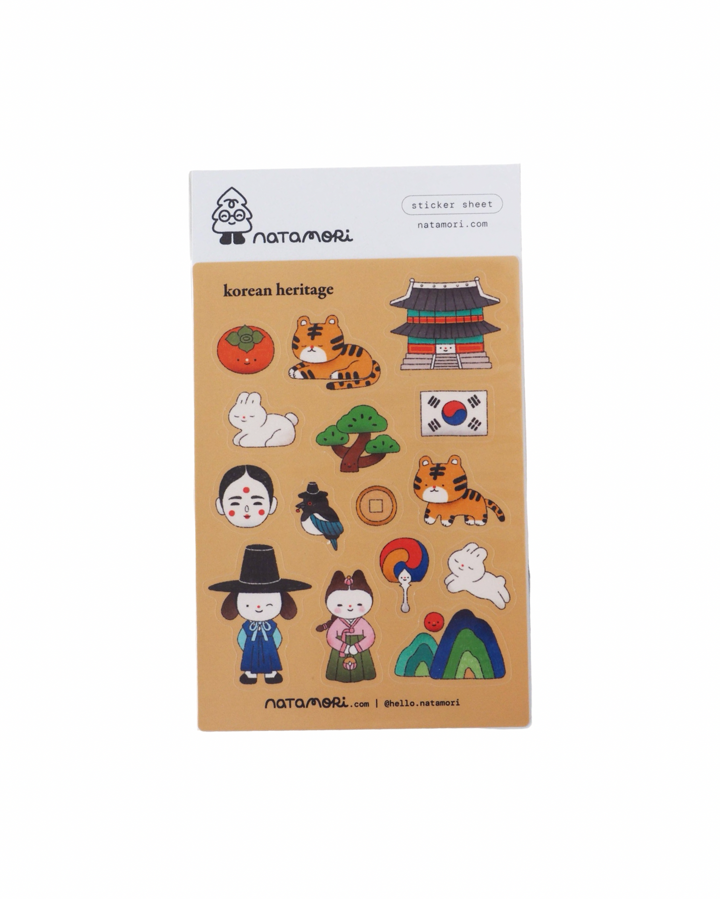 Korean Heritage Sticker Sheet