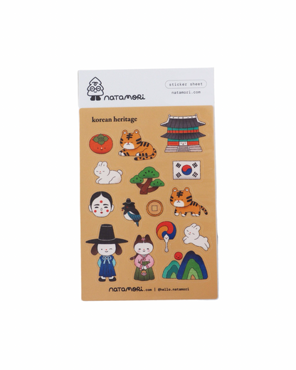 Korean Heritage Sticker Sheet