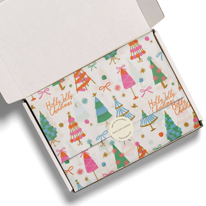 Holly Jolly Trees Tissue Paper