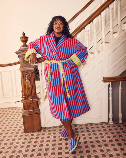 Lanternfly Stripe Bathrobe