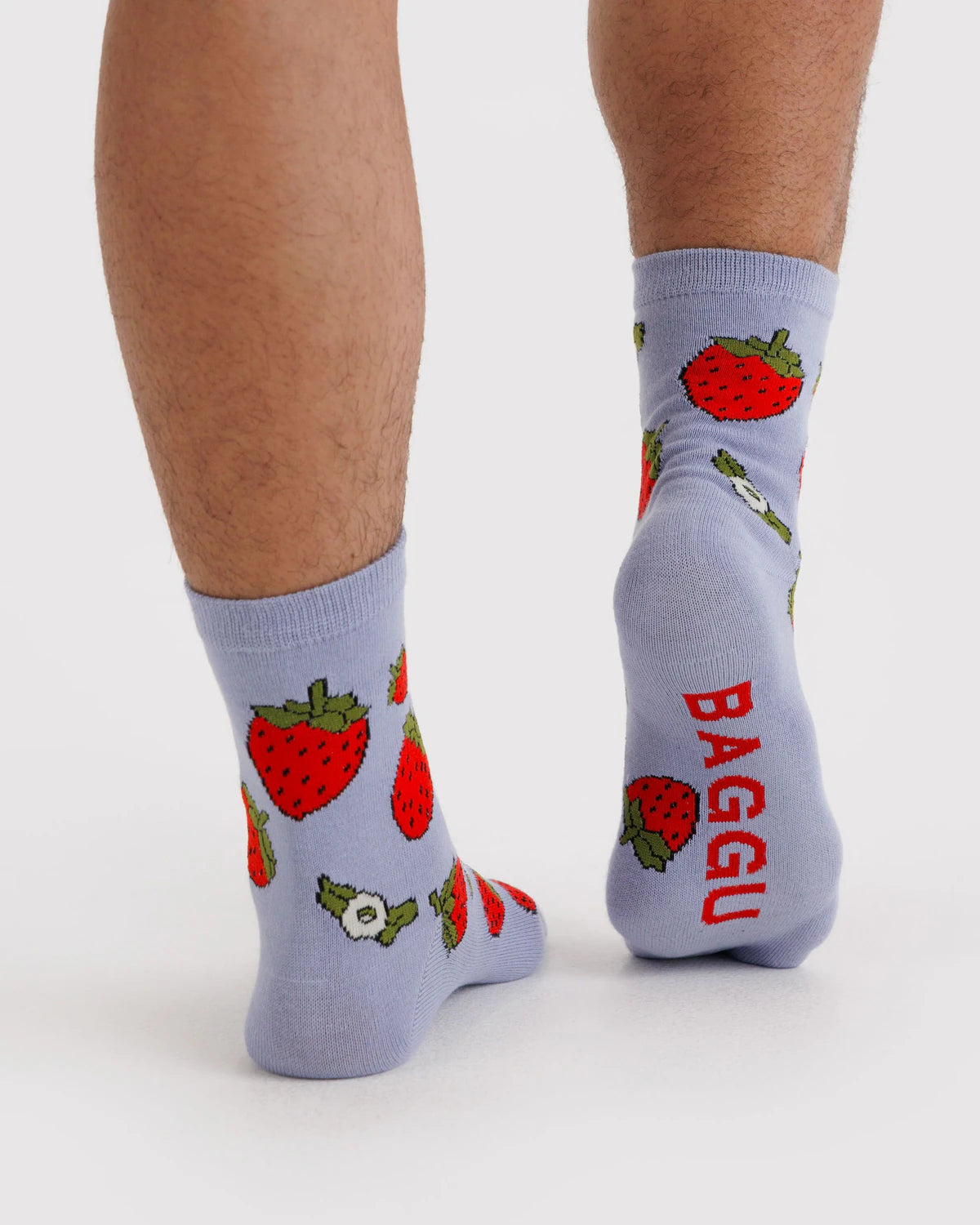 Strawberry Blossom Crew Socks