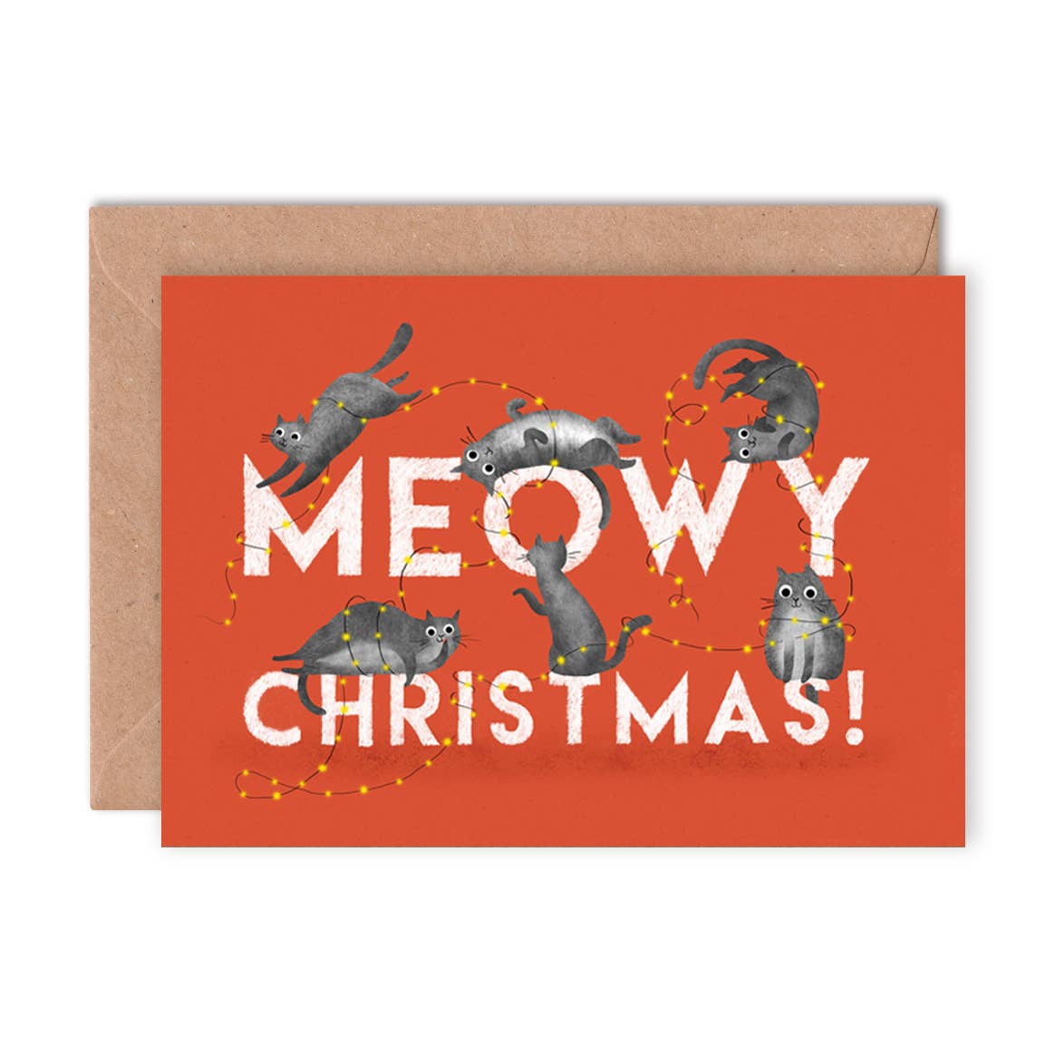 Christmas Cats - Box of 8 Assorted Cards