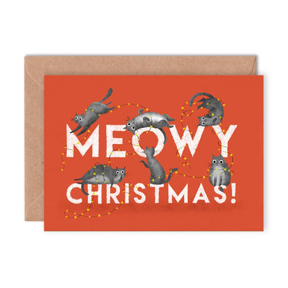 Christmas Cats - Box of 8 Assorted Cards