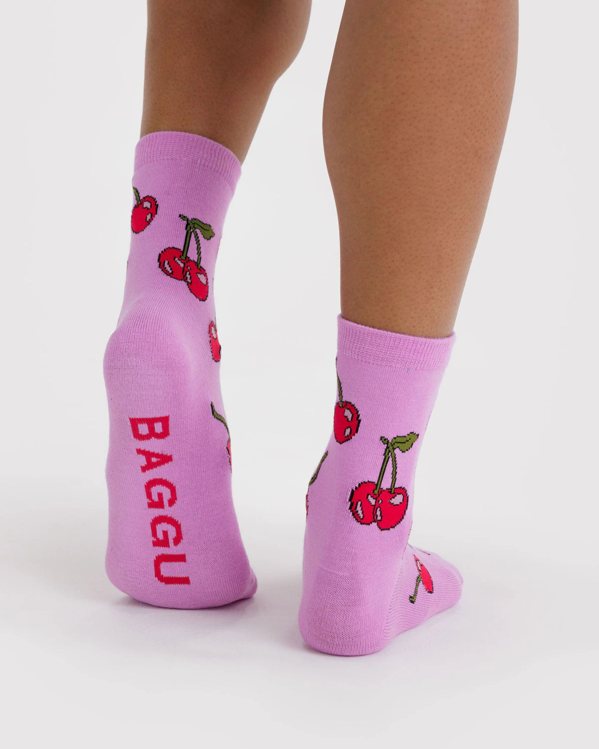 Cherries Crew Socks