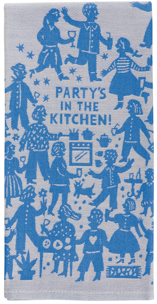 Party In The Kitchen Dish Towel