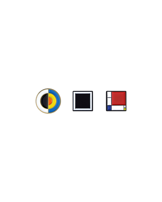 Abstract (Set of 3) Enamel Pins