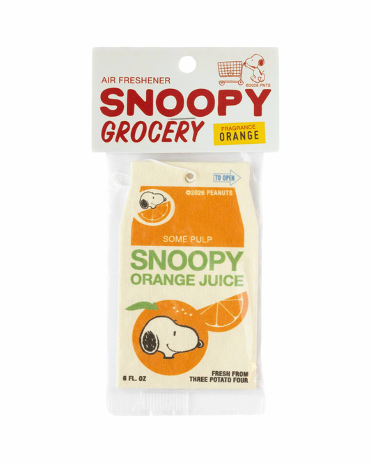 Snoopy Orange Juice Air Freshener