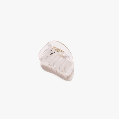 Mini White Dog Hair Claw