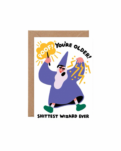 Poof You're Older Greeting Card